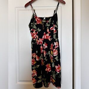 Target Xhilaration Black Floral Dress